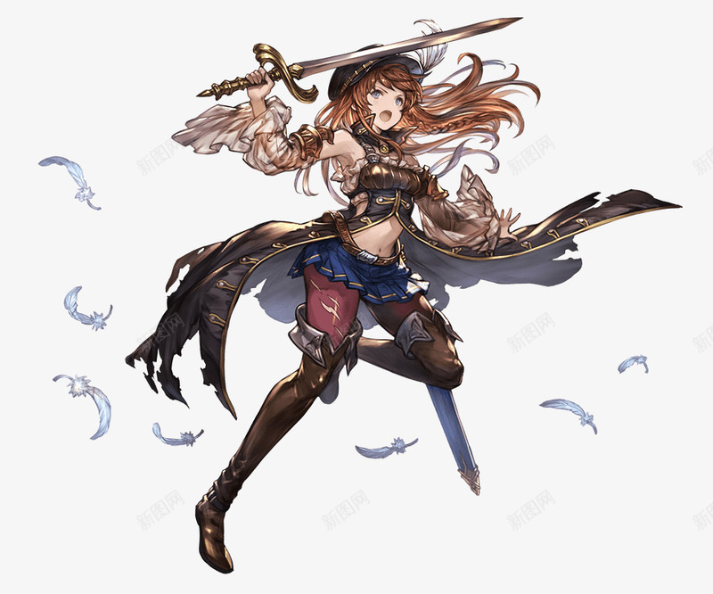 拿西洋剑的少女手绘卡通海报背景png免抠素材_新图网 https://ixintu.com 卡通 少女 手绘 海报 背景 西洋