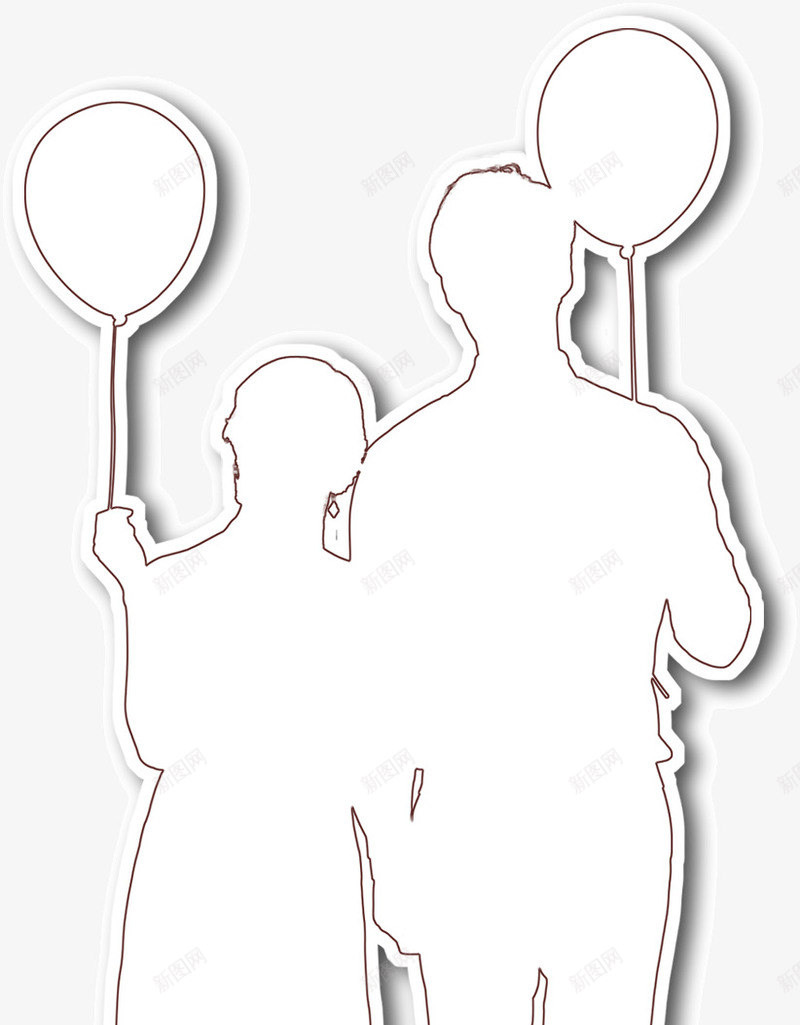 创意打羽毛球人像剪影背影png免抠素材_新图网 https://ixintu.com 人像 人像轮廓 创意 剪影 打羽毛球 抽象人像 插画羽毛球 背影 设计
