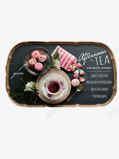 玫瑰花茶png免抠素材_新图网 https://ixintu.com 花果茶 花茶 饮品