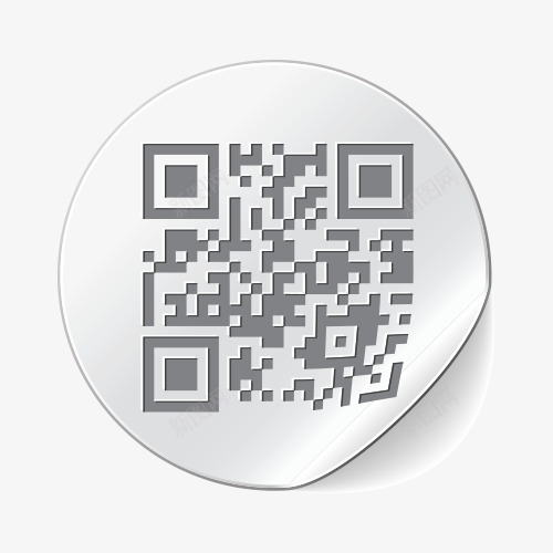 圆形二维码图标png_新图网 https://ixintu.com 二维码 图标 条形码