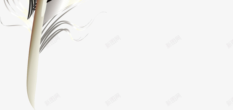 一根黑色花纹羽毛png免抠素材_新图网 https://ixintu.com 一根羽毛 手绘羽毛 矢量png 羽毛 黑色羽毛 黑色花纹