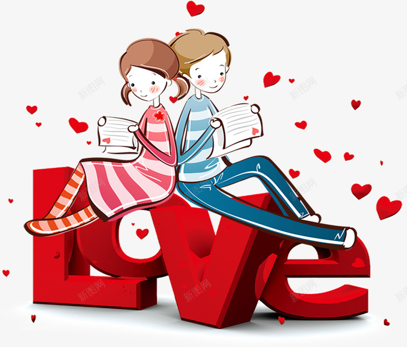 love立体艺术字png免抠素材_新图网 https://ixintu.com love 少女 少男 爱