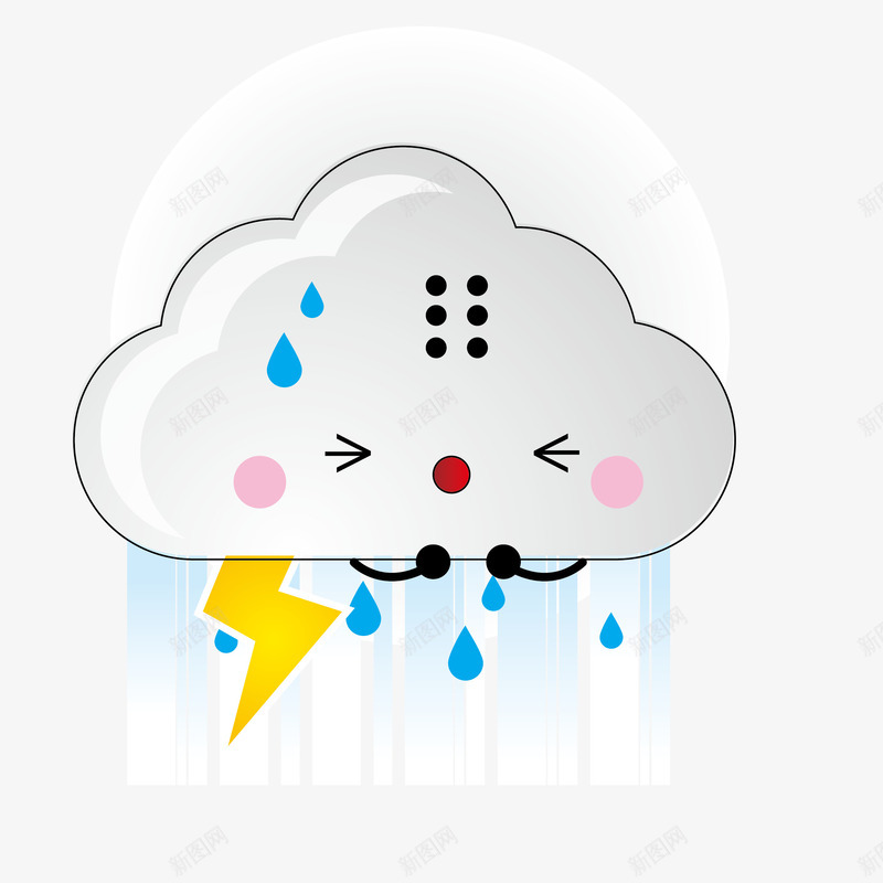 可爱小清新装饰海报装饰小白云png免抠素材_新图网 https://ixintu.com PPT模板设计 卡通装饰 封面设计 小清新插画 广告设计 文艺风装饰图案 海报设计 白云表情