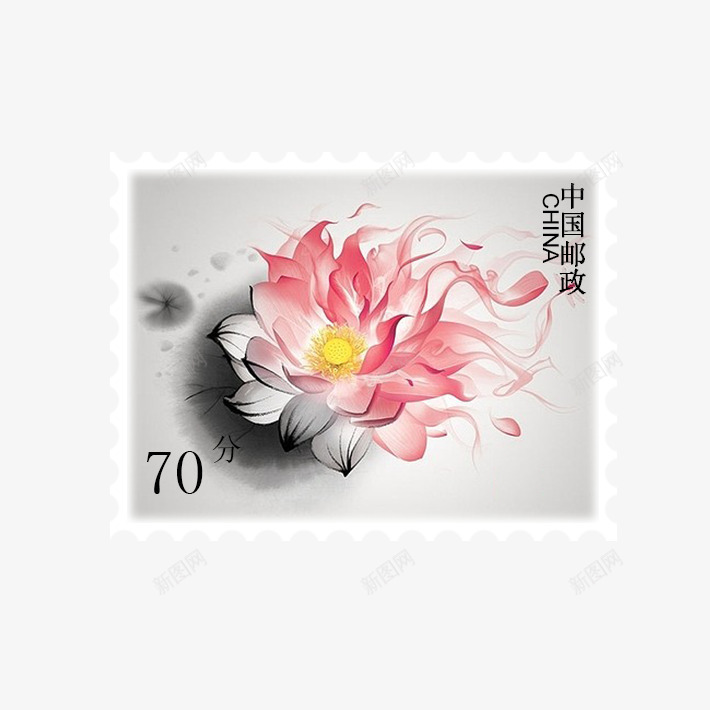 中国风邮票psd免抠素材_新图网 https://ixintu.com 中国风 古风 邮政 邮票