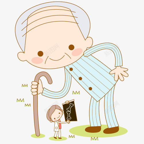看病治疗卡通人物png免抠素材_新图网 https://ixintu.com 中医西医 医生医用医院 医疗科技 喝药 喝药卡通图 喝药矢量图 药物治疗