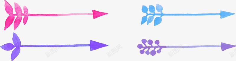 卡通水彩手绘羽毛箭矢量图ai免抠素材_新图网 https://ixintu.com 卡通 手绘 水彩 箭 羽毛 矢量图