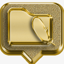 金色金属羽毛图标png_新图网 https://ixintu.com 图标 羽毛 金属 金色