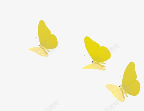 金色蝴蝶png免抠素材_新图网 https://ixintu.com 好看 蝴蝶 金 金色