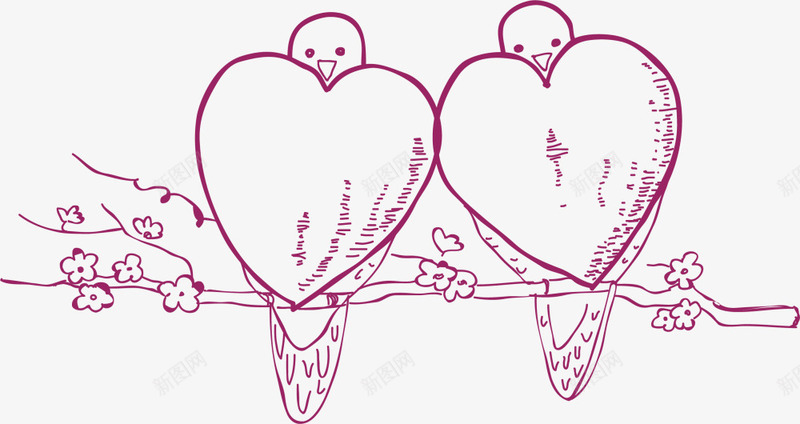 紫色简约爱心鸽子png免抠素材_新图网 https://ixintu.com LOVE 传书 信鸽 婚庆 情人节 浪漫 爱心 爱情 紫色鸽子 飞鸽传书