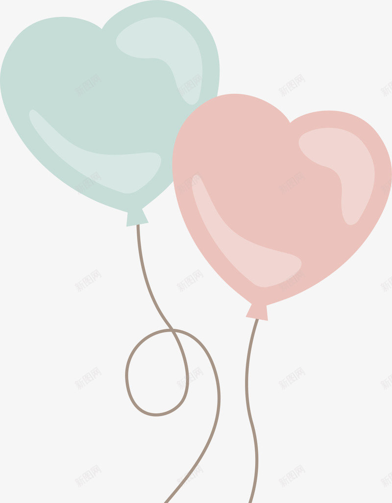 漂浮婚礼卡通爱心气球png免抠素材_新图网 https://ixintu.com LOVE 婚庆 浪漫 漂浮气球 爱心气球 爱情