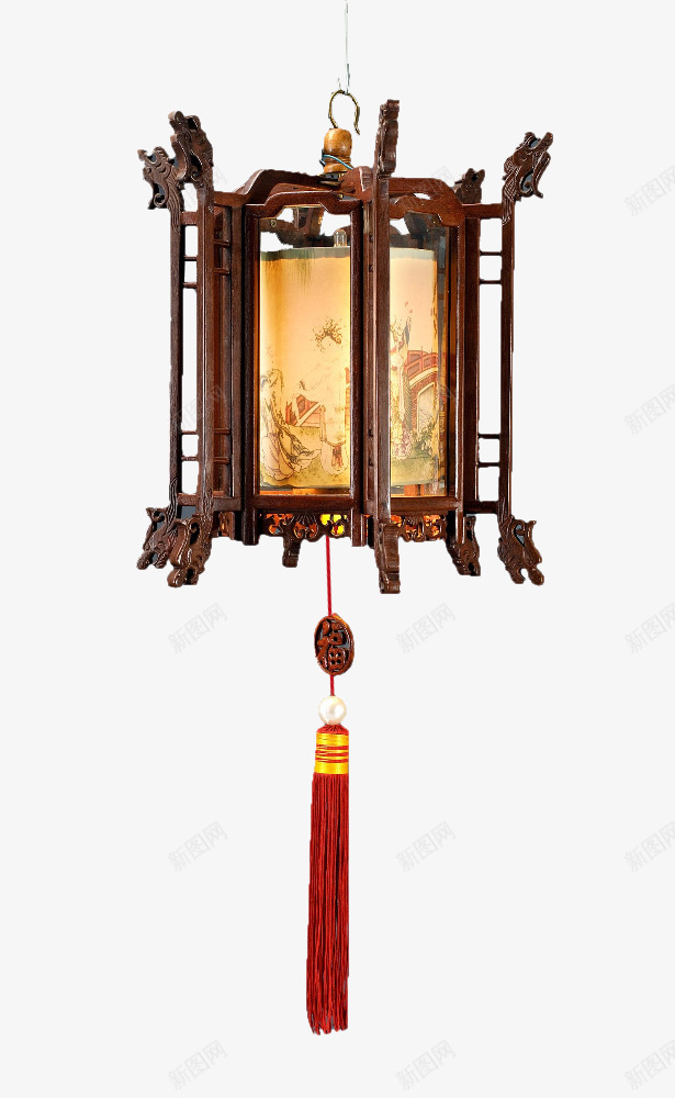 典雅高贵电商古风挂饰图png免抠素材_新图网 https://ixintu.com 中国风 古风挂饰 古风穗子 吉祥结 灯笼挂饰 祝福 配饰