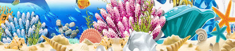 六一儿童节水族馆主题边框psd免抠素材_新图网 https://ixintu.com 61 儿童 六一儿童节 六一活动 卡通 庆祝六一 手绘 水族馆