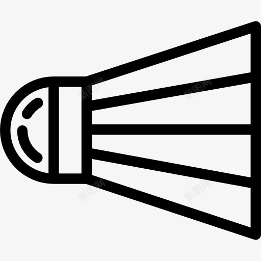 羽毛球图标png_新图网 https://ixintu.com 体育 体育竞赛 小鸟 羽毛球 踢毽子