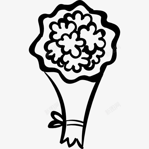 一束花图标png_新图网 https://ixintu.com 一束 婚礼 玫瑰 花束 鲜花