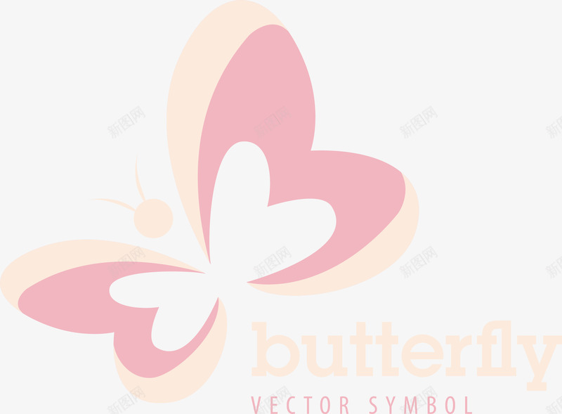 蝴蝶美容logo矢量图图标ai_新图网 https://ixintu.com logo设计 整形美容logo 美容LOGO 美容logo 美容logo设计 美容标志 蝴蝶 设计 矢量图