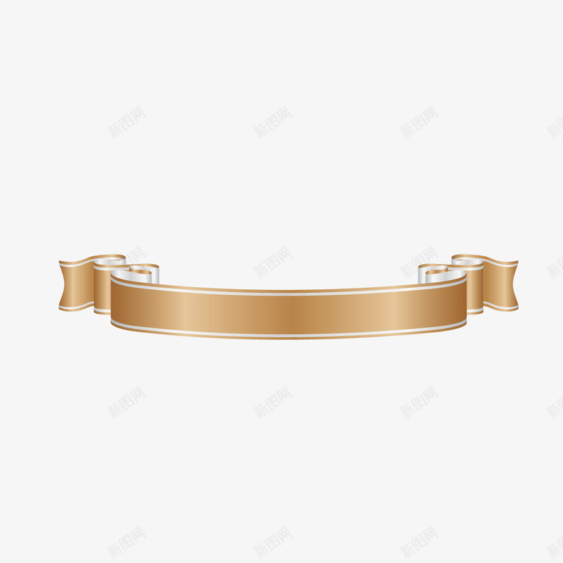 金色丝带装饰边框png免抠素材_新图网 https://ixintu.com 丝带 产品包装 条幅 横幅 礼盒包装 网页设计 节日庆祝 装饰品 装饰标签