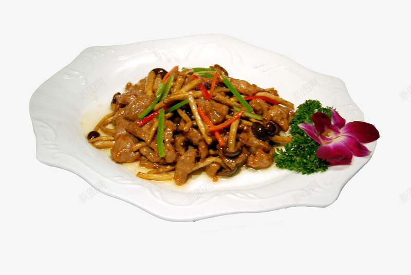 特色茶菇牛柳png免抠素材_新图网 https://ixintu.com 传统美食 家常菜 川菜湘菜 淮扬菜 特色菜 茶菇牛柳 菜品 菜品素材 菜肴菜品 餐饮美食 鲁菜粤菜