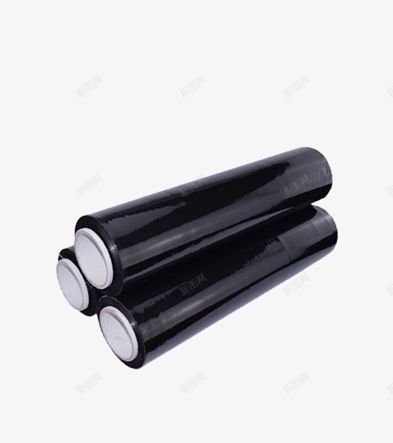 黑色工业PE塑料缠绕膜png免抠素材_新图网 https://ixintu.com PE膜 保鲜膜 包装膜 工业塑料 打包膜 拉伸膜 缠绕膜 黑色PE