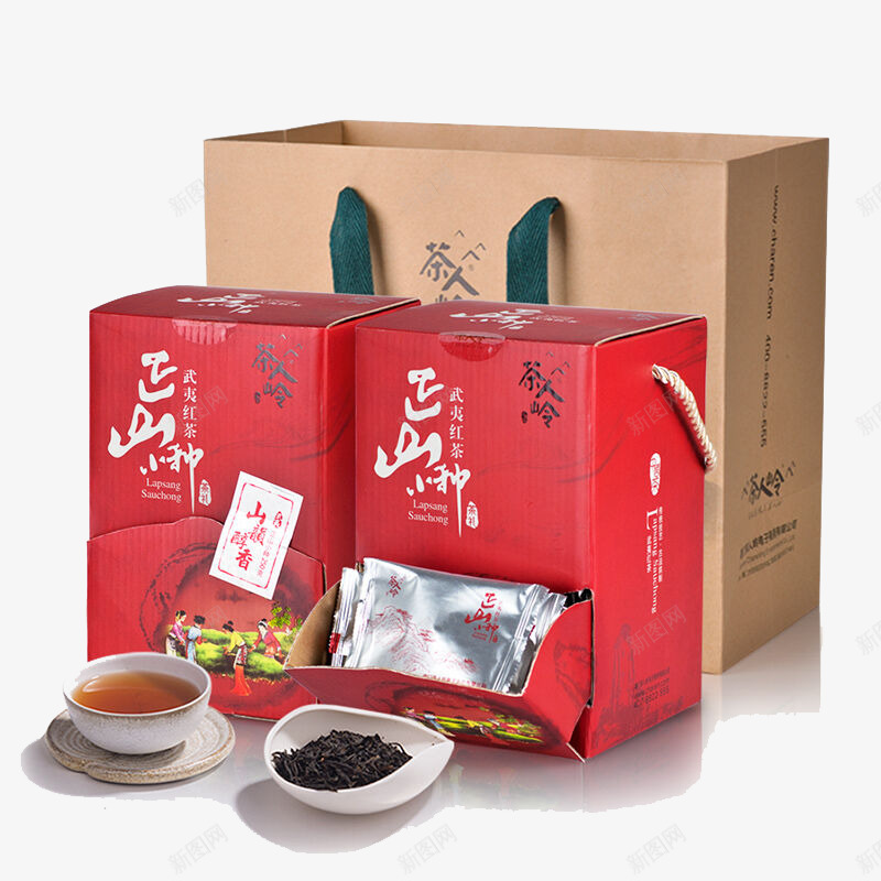 茶叶礼盒装png免抠素材_新图网 https://ixintu.com 包装 正山小种 浓香型 礼盒装 红茶 绿茶 茶叶 陈放
