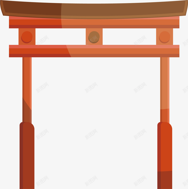 木质门式建筑标志矢量图ai免抠素材_新图网 https://ixintu.com 古风 建筑 手绘 木头 木质 设计 门式 矢量图