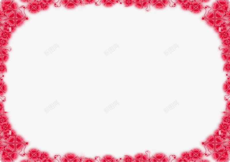 红色玫瑰美丽边框png免抠素材_新图网 https://ixintu.com 玫瑰 红色 美丽 美图边框 边框