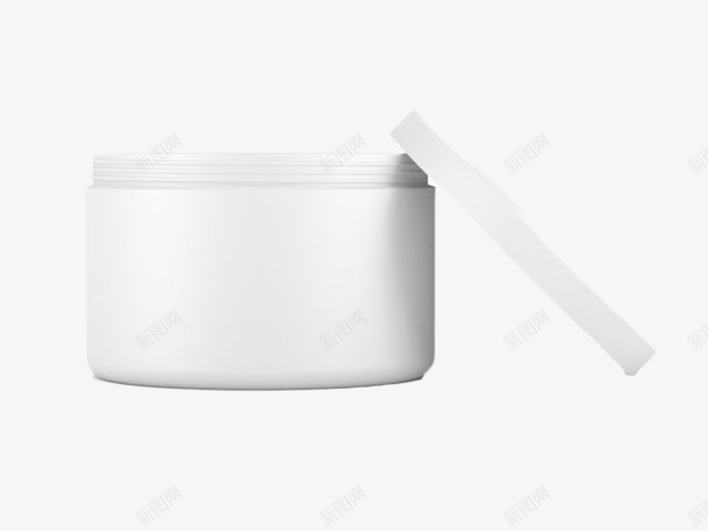 纯白色打开盖子的化妆品实物png免抠素材_新图网 https://ixintu.com 保存 包装 化妆品 塑料瓶罐 容器 密封 封存 护肤品 掀起 瓶子 盖子 罐子