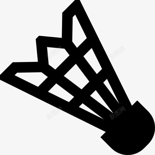 羽毛球图标png_新图网 https://ixintu.com 体育 羽毛球 踢毽子