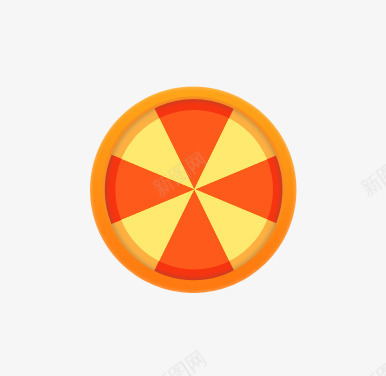 橙色转盘png免抠素材_新图网 https://ixintu.com 双十一 抽奖 活动 节日元素