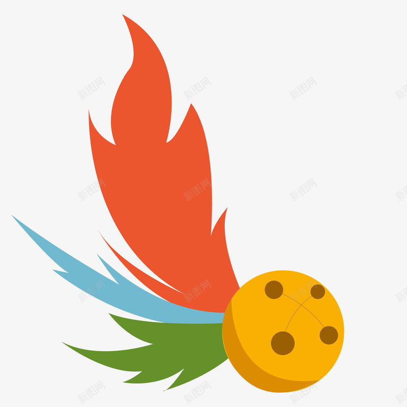 卡通彩色的宠物玩具矢量图ai免抠素材_新图网 https://ixintu.com 卡通 宠物店 宠物玩具 彩色 猫咪 羽毛 铃铛 矢量图