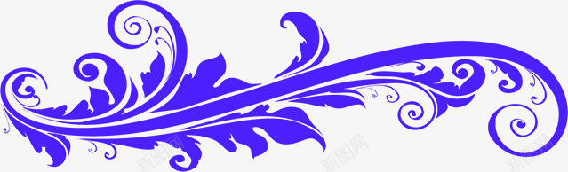 蓝色简约城堡婚礼花纹png免抠素材_新图网 https://ixintu.com 城堡 婚礼 简约 花纹 蓝色