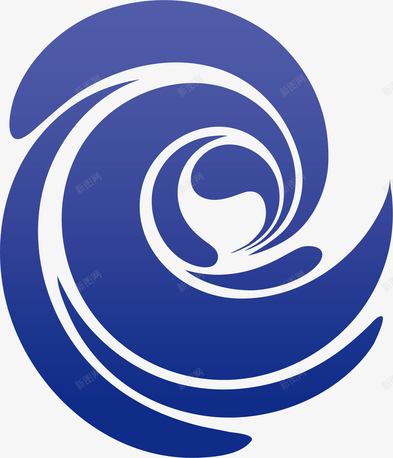 圆形水浪png免抠素材_新图网 https://ixintu.com 手绘水浪 水浪纹 水浪花 水花水浪 波纹 蓝色 蓝色水浪