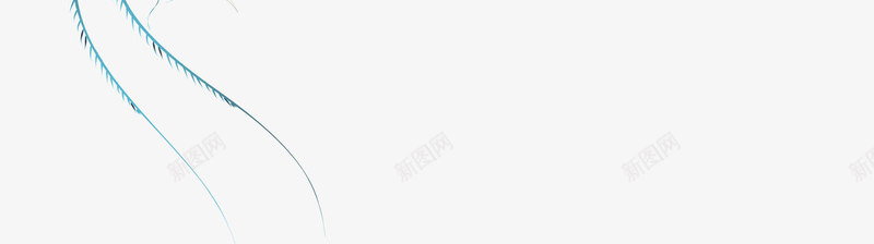 蓝色精美羽毛png免抠素材_新图网 https://ixintu.com 两片羽毛 手绘羽毛 矢量png 精美羽毛 羽毛 蓝色羽毛
