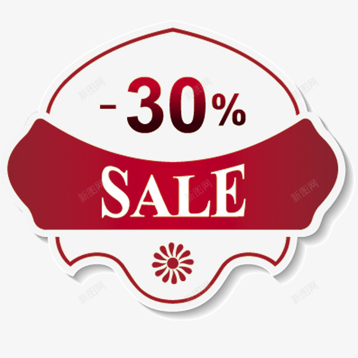 红色三折salepsd免抠素材_新图网 https://ixintu.com sale 三折 红色