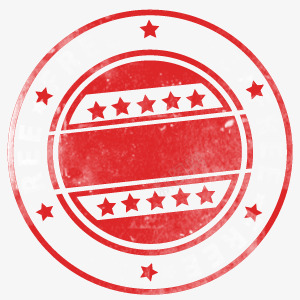 圆形红色印章png免抠素材_新图网 https://ixintu.com 印章 圆形 红色