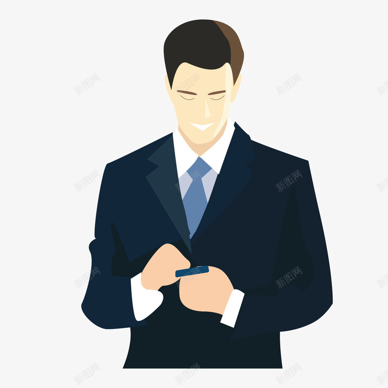 西装中年人png免抠素材_新图网 https://ixintu.com 中年人 卡通 西装