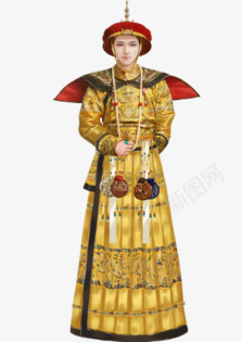 清朝皇帝古风手绘png免抠素材_新图网 https://ixintu.com 古风 手绘 清朝 皇帝