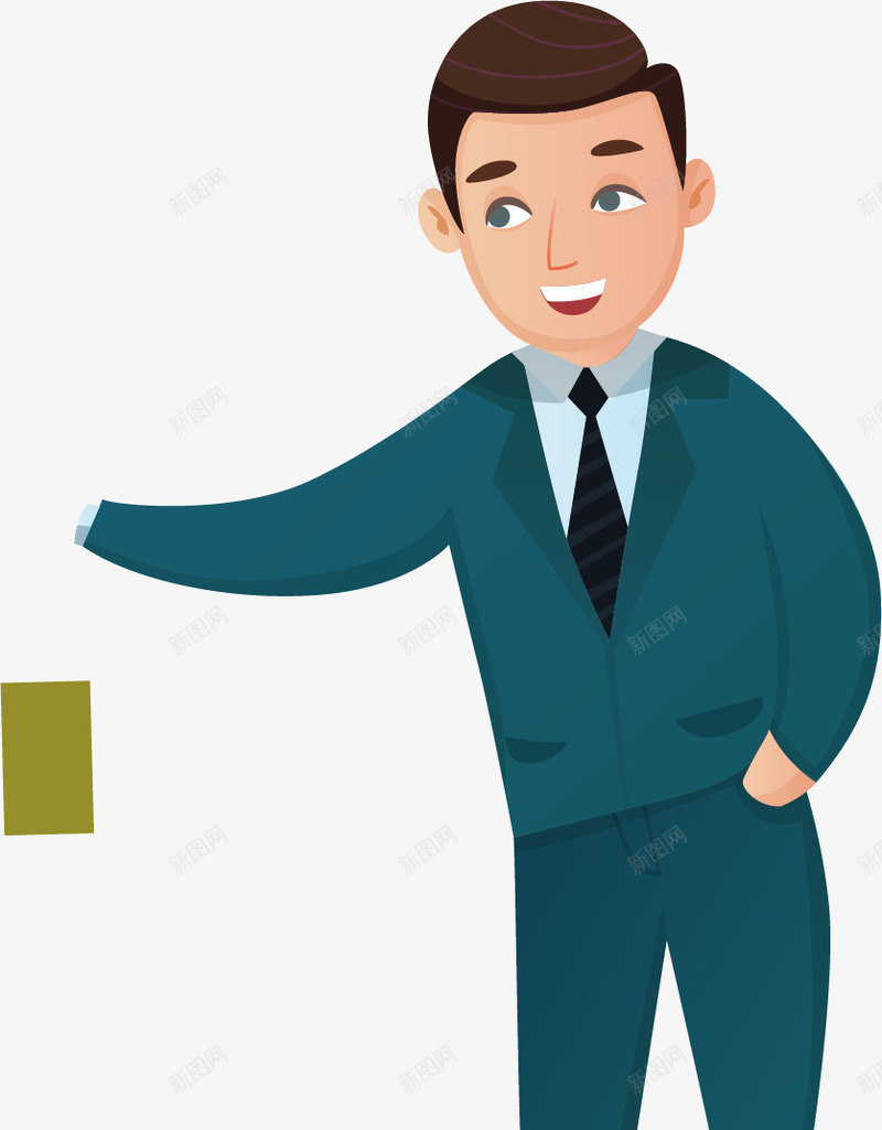西装男手持酒瓶矢量图ai免抠素材_新图网 https://ixintu.com 卡通手绘 商务 微笑 男性 西装 酒瓶 矢量图