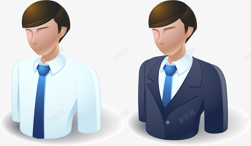 卡通人物上半身矢量图eps免抠素材_新图网 https://ixintu.com 5 人体上半身 半身照 卡通人物职业人物插画时尚人物职业服务人物女性时尚男性墨镜西装人物上半身矢量素材 矢量图