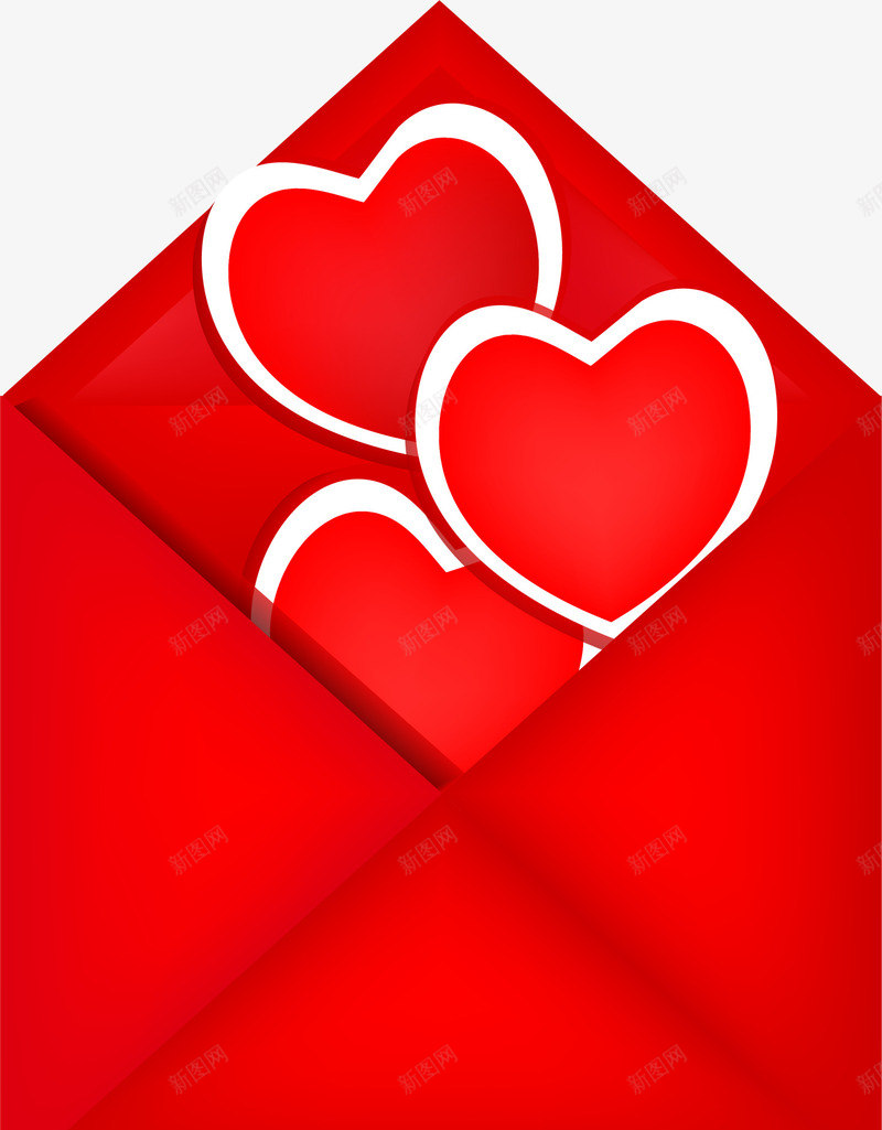 情人节红色爱心信封png免抠素材_新图网 https://ixintu.com LOVE 信封 告白 婚庆 情人节 浪漫 爱心 爱情 表白