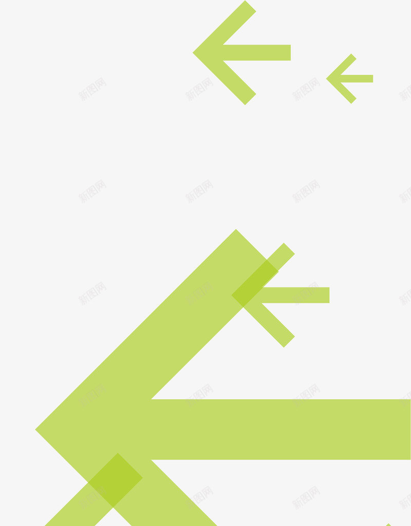 绿色箭头花纹矢量图ai免抠素材_新图网 https://ixintu.com AI 卡通 底纹 手绘 方向 箭头 绿色 花纹 矢量图