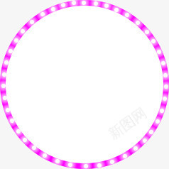 蓝色珍珠圆形边框png免抠素材_新图网 https://ixintu.com png素材 圆形边框 蓝色珍珠