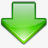 箭头下来绿色更新晶莹剔透png免抠素材_新图网 https://ixintu.com arrow down download green update 下来 下载 更新 箭头 绿色