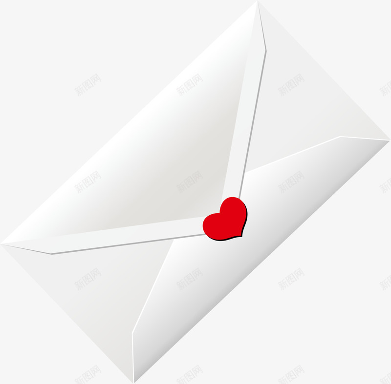 白色情人节爱心情书png免抠素材_新图网 https://ixintu.com LOVE 婚庆 情人节 浪漫 爱心情书 爱情 白色情书