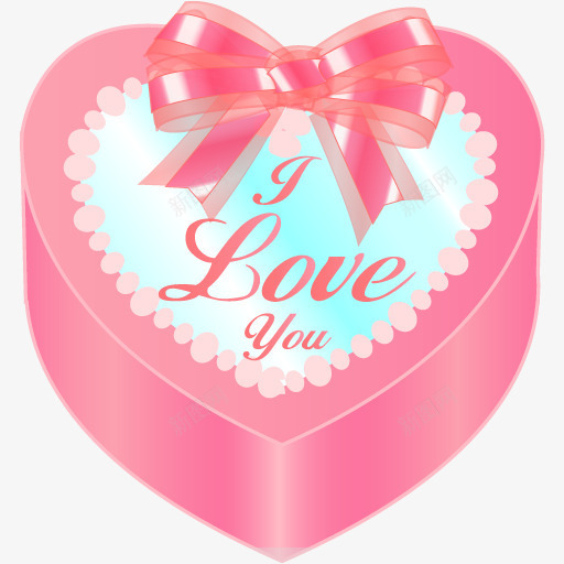 粉红蛋糕iloveyoupng免抠素材_新图网 https://ixintu.com 情人节 爱情 粉红 蛋糕