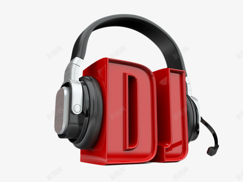 立体DJ耳机png免抠素材_新图网 https://ixintu.com DJ元素 dj立体字 立体 耳机 耳麦 运动耳机跑步挂耳式 音乐元素