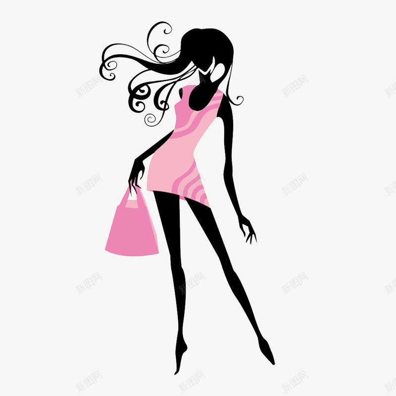 卡通卡哇伊女买买买png免抠素材_新图网 https://ixintu.com 买东西疯狂购物 买卖 买衣服 海淘 爱TA就购了 购物女 购物狂