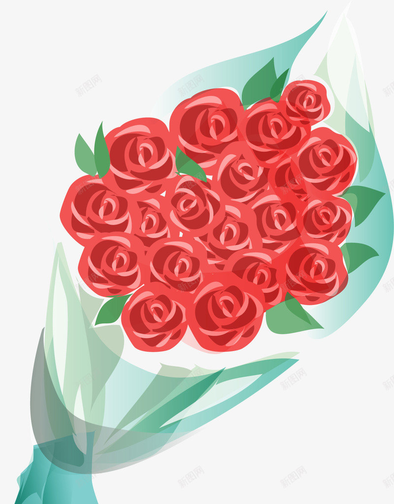 情人节红色玫瑰花束png免抠素材_新图网 https://ixintu.com LOVE 婚庆 情人节 情人节花束 浪漫 爱情 玫瑰花