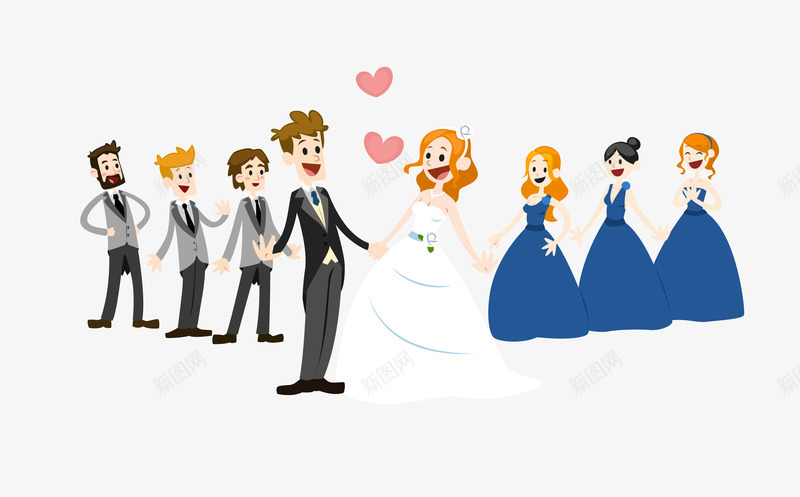 彩色创意婚礼现场png免抠素材_新图网 https://ixintu.com 创意 婚礼现场 婚礼素材 彩色婚礼 矢量婚礼