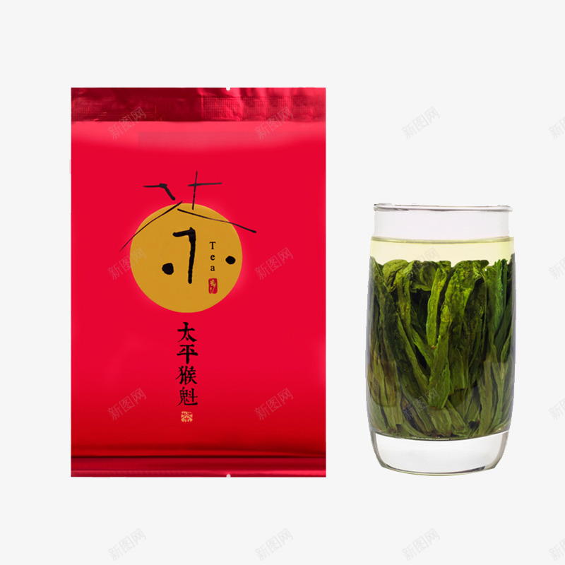 红色软茶包装png免抠素材_新图网 https://ixintu.com 包装盒 太平猴魁 猴魁 礼茶 茶 茶叶 茶叶包装盒 茶叶包装盒设计 茶文化