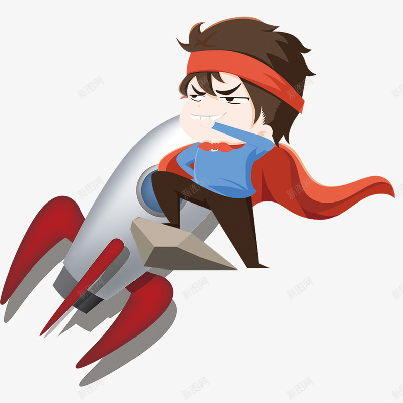 卡通顾客搞笑png免抠素材_新图网 https://ixintu.com 买东西 卡通顾客 小孩 彩色 搞笑 火箭 简约 美观 顾客 领带